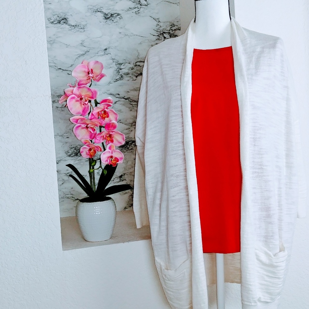 Caslon Cream Long Sleeve Cardigan